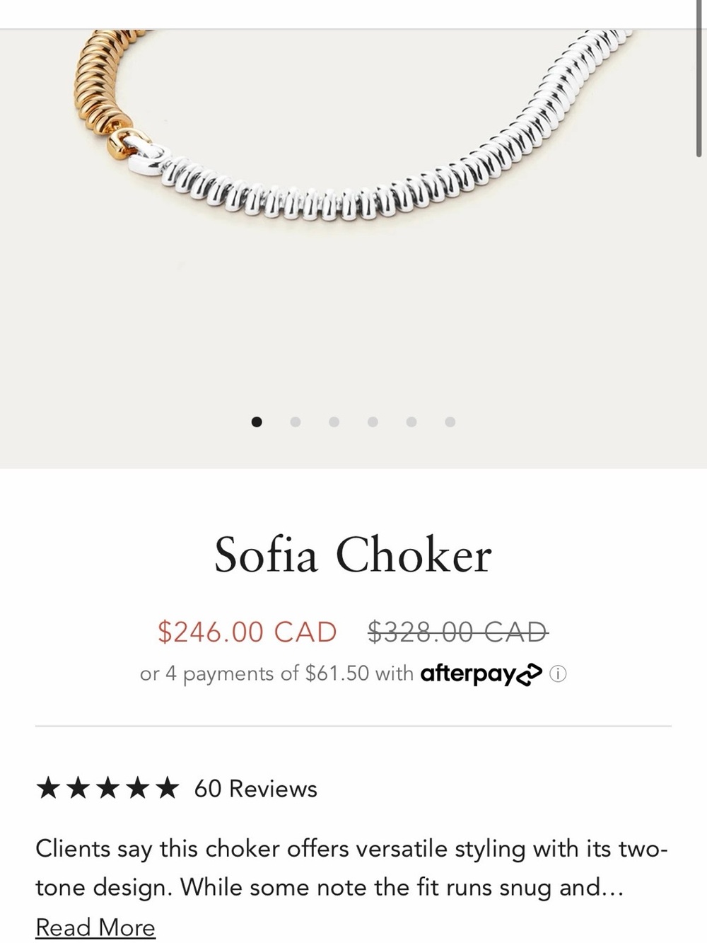 Jenny Bird Sofia Choker - Gold